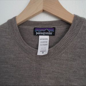 patagonia wool crewneck sweater